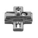 Hafele - HF-32984110- Duomatic-Slide On Angle Plates,wing, screw mount by