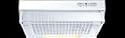 CDA CST6w 60CM VISOR COOKER HOOD EXTRACTOR WHITE