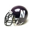 Riddell Northwestern Mini Authentic NCAA Helmet