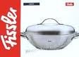 Fissler - 28cm WOK with rack and Lid - BOXED - Stainless Steel