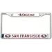 San Francisco 49ers Chrome License Plate Frame