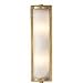 Thomas O'Brien Long Dresser Glass Rod Light in Hand-Rubbed Antique Brass with Frosted Glass Rods by Visual Comfort TOB2141HAB-FG