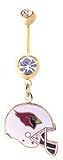 Arizona Cardinals belly button ring