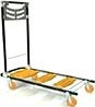 Product details for Total Trolley - Combination Furniture Dolly Stepladder Cart and Hand Truck - (Yellow/Black)