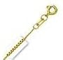 14k Yellow Gold 18" 0.6mm Box Chain Necklace - O Ring Clasp - JewelryWeb