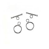 Sterling Silver Toggle Clasps 9mm (2 Sets)