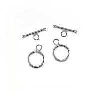 Sterling Silver Toggle Clasps 9mm (2 Sets)