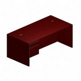 Valido 11500 Series Left Pedestal Desk, 72w x 36d x 29-1/2h, Mahogany