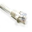 (20 PACK) 7 FT RJ45 CAT 5E MOLDED NETWORK CABLE - WHITE