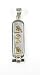 Egyptian Mom Cartouche - Solid Style in Silver, Gold or Silver with Gold Symbols