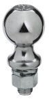 Universal Chrome Shank Style Trailer Ball 2" X 3/4" Shank Diameter Automotive Towing