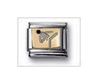 Karate White Classic Enamel, Italian Charm by Nomination Charms