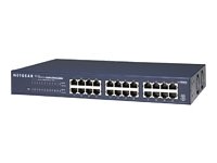 NETGEAR ProSafe JGS524 - Switch - 24 ports - EN, Fast EN, Gigabit EN - 10Base-T, 100Base-TX, 1000Base-T