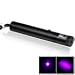 100mw 405nm Handheld Adjust Focus Violet Purple Blue Laser Pointer SD302(1 x 18650 included)