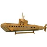 3-D Wooden Puzzle - Submarine Model -Affordable Gift for your Little One! Item #DCHI-WPZ-P042
3-D Wooden Puzzle - Submarine Model -Affordable Gift for your Little One! Item #DCHI-WPZ-P042