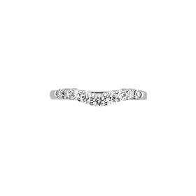 1 5 ct. tw. Diamond Solitaire Ring Wrap in 14K White Gold (Size 5.0) by 