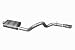 Swept Side Single Exhaust Kit Exit Is Straight Out The Back Slip Connection to Conver...