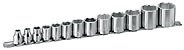 Armstrong 15-360 13pc 3/8 Drive 12pt Fractional Socket Set