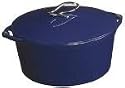 Cast Iron Enamel Dutch Oven, 6 Quarts, SS Handles, Choose Color