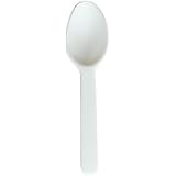 Daxwell White Plastic Light Weight Taster Spoon 3-1/4" Length (Case of 500)