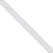 Sterling Silver 7mm Magic Herringbone Chain - 16 Inch - Italian