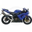 Akrapovic Evolution Complete Exhaust - Titanium Header - Hexagonal Titanium Muffler - Carbon Cap , Material: Titanium S-D10EFT2T-ZT