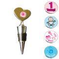 New Baby Themed Heart Bottle Stop -Item Ref: NBTBS