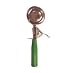 Stainless Steel Grips Ice Cream Scooper Green Handle - 3.25 oz.