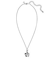 Sterling Silver Hibiscus Pendant Necklace