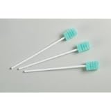 ^Dentips Disposable Oral Swabs - Untreated - Blue - Individually Wrapped Min.Order is 1 CS ( 2 box