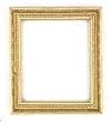 Dollhouse Miniature Set of 2 Gold Ornate Frames