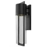 Hinkley 1324BK, Dwell Cast Aluminum Outdoor Wall Sconce Lighting, 100 Total Watts, Black