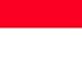 3 x 5 Feet Indonesia Poly - indoor International Flag Made in US.