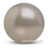 75CM ANTI-BURST SILVER YOGA EXERCISE BALL with FREE PUMP
