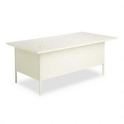 METRO CLASSIC SERIES DOUBLE PEDESTAL DESK, LIGHT GRAY/LIGHT GRAY, 72 X 36 / HONP3276QQ / Sold as 1 Each / Mfr Part # P3276QQ \*/ METRO CLASSIC SERIES DOUBLE PEDESTAL DESK, LIGHT GRAY/LIG