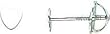 14K White Gold Heart Baby Stud Earrings Jewelry New