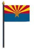 Arizona - 4 x 6 State Stick Flag