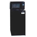 Summit MRF43 3.6 cu. ft. Compact Refrigerator with 0.7 cu. ft. Midsized Microwave and Automatic Defrost Freezer: Black
