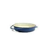 Le Creuset Enameled Cast-Iron 9-3/4-Inch Round Tarte Tatin Pan, Cobalt