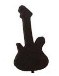 Guitar Silhouette Antenna Ball Topper
