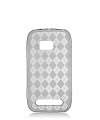 Nokia Lumia 710 Sabre CHECKER T-CLEAR Cell Phone Candy Skin Case