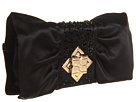 BCBGMAXAZRIA Crystal Trim Bow Clutch Clutch Handbags - Black