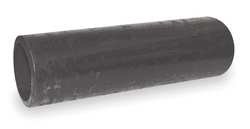 Industrial Grade 1CPT6 Pipe, 1/2 In, 1 Ft L, Schedule 80, Blk Steel