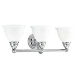 Progress Lighting Botanical Three-Light Bath Fixture