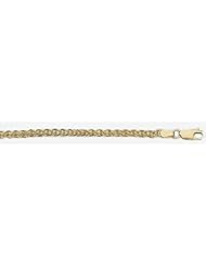 3mm Round Wheat Chain 18"