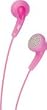 JVC Home HAF140P Gumy Earbud Headphones (Pink)