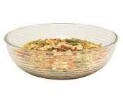 Camwear Clear 20.2QT Round Ribbed Serving Bowl - 4 EA