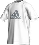 Adidas Kinder T-shirt Essentials, white/silver, 116, E15359-116 Preisvergleich