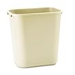 Rubbermaid 7-Gallon Plastic Wastebasket - Beige (295600BG)
