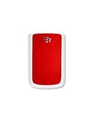 Blackberry Bold 9700 Cover - Cow Hide - Pearl white & Blood Red